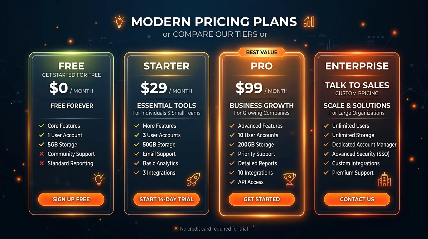 Flint AI pricing infographic