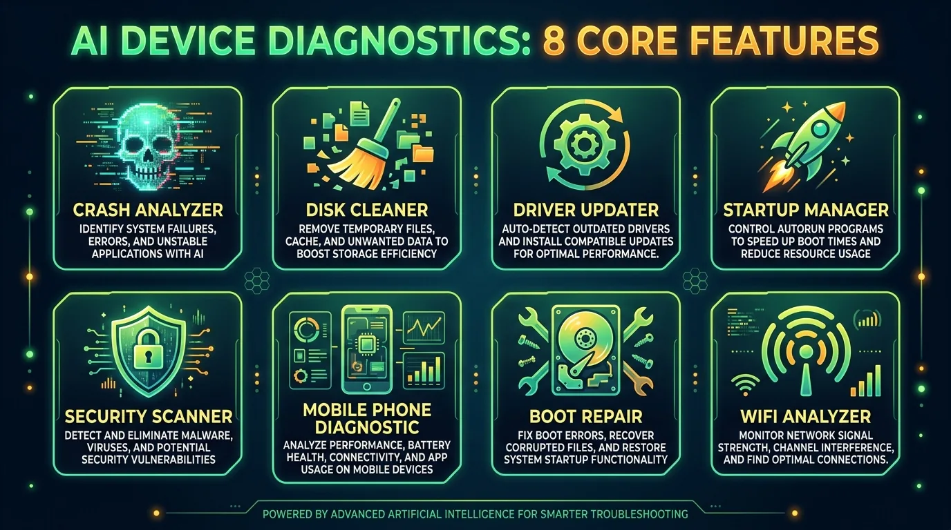 OmniMend key features infographic
